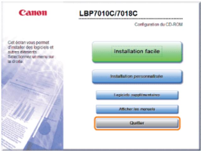 CANON LBP7018C - Si le pilote d'imprimante a été installé par un utilisateur sans privilèges d'administrateur - 4