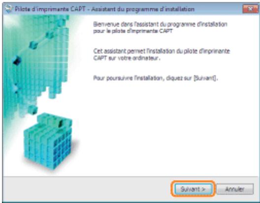 CANON LBP7018C - Cliquez sur [suivant] - 1