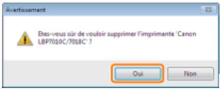 CANON LBP7018C - Cliquez sur [oui] - 1