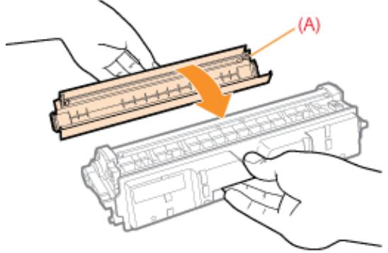 CANON LBP7018C - Lorsque vous retirez une cartouche à tambour usagée de l'imprimante - 1