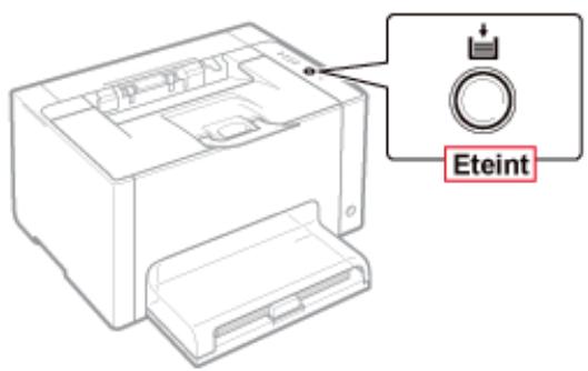 CANON LBP7018C - Déplacement des cartouches d'encre avec la touche papier de l'imprimante - 1