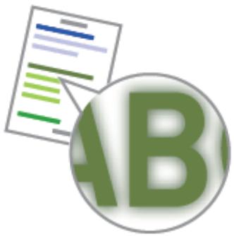 CANON LBP7018C - En fonction du type de papier utilisé et de l'environnement d'exploitation (particulièrement dans un environnement à forte humidité), les images ou plusieurs couleurs sont superposées (surtout le rouge, le bleu et le vert) peuvent être trop pâles. - 1