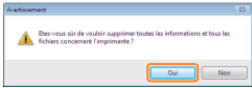 CANON LBP7018C - Cliquez sur [oui] - 2