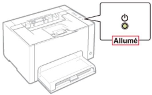 CANON LBP7018C - L'imprimante est-elle allumée ? (le témoin Ⓞ (alimentation) est-il allumé ?) - 1