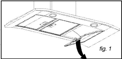 DE DIETRICH DHD 1155W - Changement du filtre charbon (fig. 2) - 1