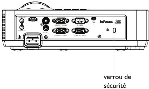 INFOCUS IN122 - Utiliser le verrou de sécurité - 2
