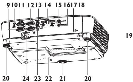 BENQ HCMH5355 - Face arrière/inferieure - 1