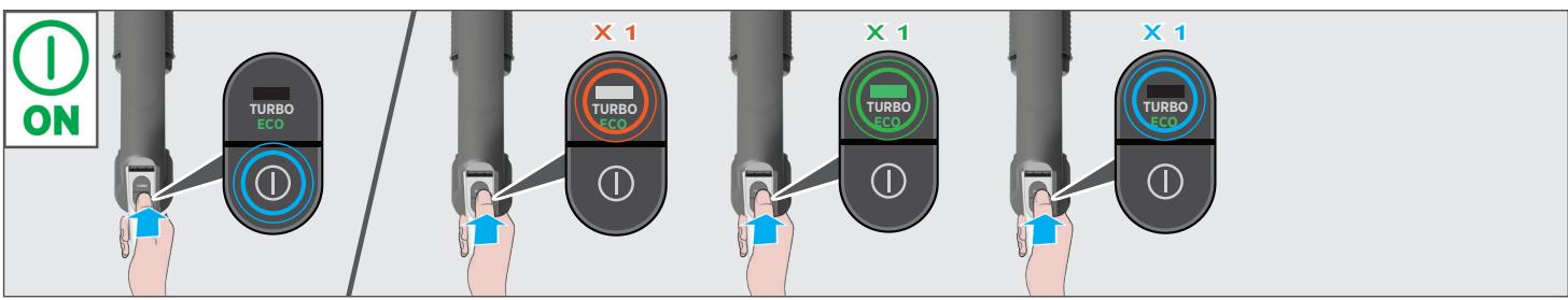 HOOVER HF201H - Impostazioni di controllo - 1