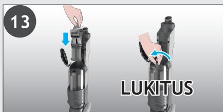 HOOVER HF201H - SUODATTIMEN JA SAILION PUHDISTAMINEN - 13