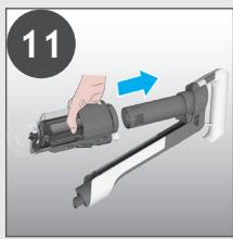 HOOVER HF201H - PULIZIA DEL FILTRO E DEL CONTENITORE RACCOGLIPOLVERE - 11