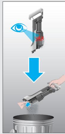 HOOVER HF201H - TOMMA DAMMBEHÄLLAREN - 1