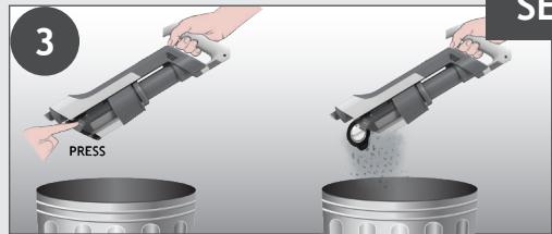 HOOVER HF201H - TOMMA DAMMBEHÄLLAREN - 4