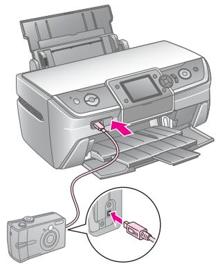 EPSON Stylus Photo R360/390 - Utilisation de pictbridge ou USB direct-print - 1