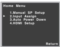 PIONEER VSX-330K - Menu d'affection d'entrée - 2