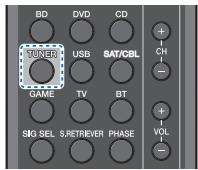 PIONEER VSX-330K - Pour écouter la radio - 1
