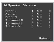 PIONEER VSX-330K - Distance des enceintes - 2