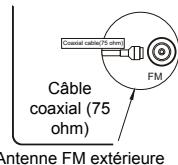 PROLINE MDVD62IP - Connexion de l'antenne FM - 1