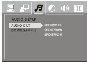 PROLINE MDVD62IP - Configuration AUDIO - 1