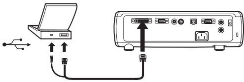 INFOCUS IN35 - Connexions d'ordinateur en option - 6
