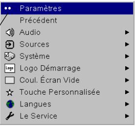 INFOCUS IN35 - Utilisation des menus - 3