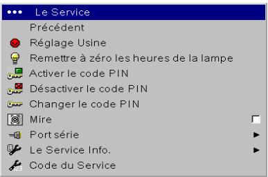 INFOCUS IN35 - Remise à zéro du compteur horaire de la lampe - 3