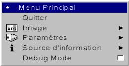 INFOCUS IN35 - Utilisation des menus - 1