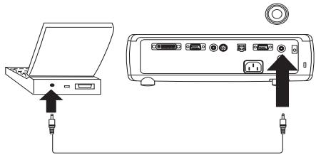 INFOCUS IN35 - Raccordement à des haut-parleurs externes - 2
