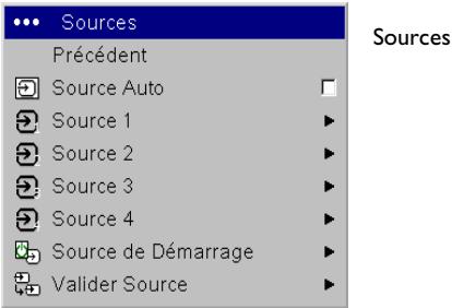 INFOCUS IN35 - Menu paramètres - 2