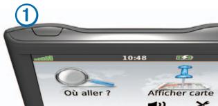 GARMIN NUVI 42 LM - Mise hors tension de l'appareil - 1