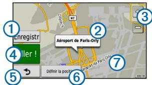 GARMIN NUVI 42 LM - Utilisation de la carte de position - 1