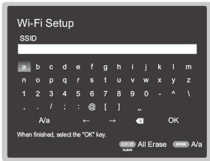 ONKYO TX-RZ50 - Saisie clavier - 1
