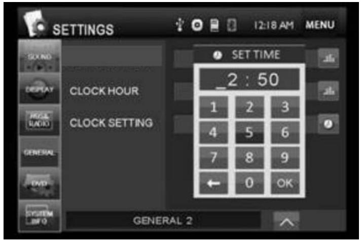 TAKARA CDD 1227 BT - Reglage date&amp;heure - 2