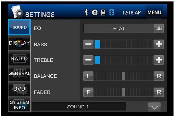 TAKARA CDD 1227 BT - Reglages - 1
