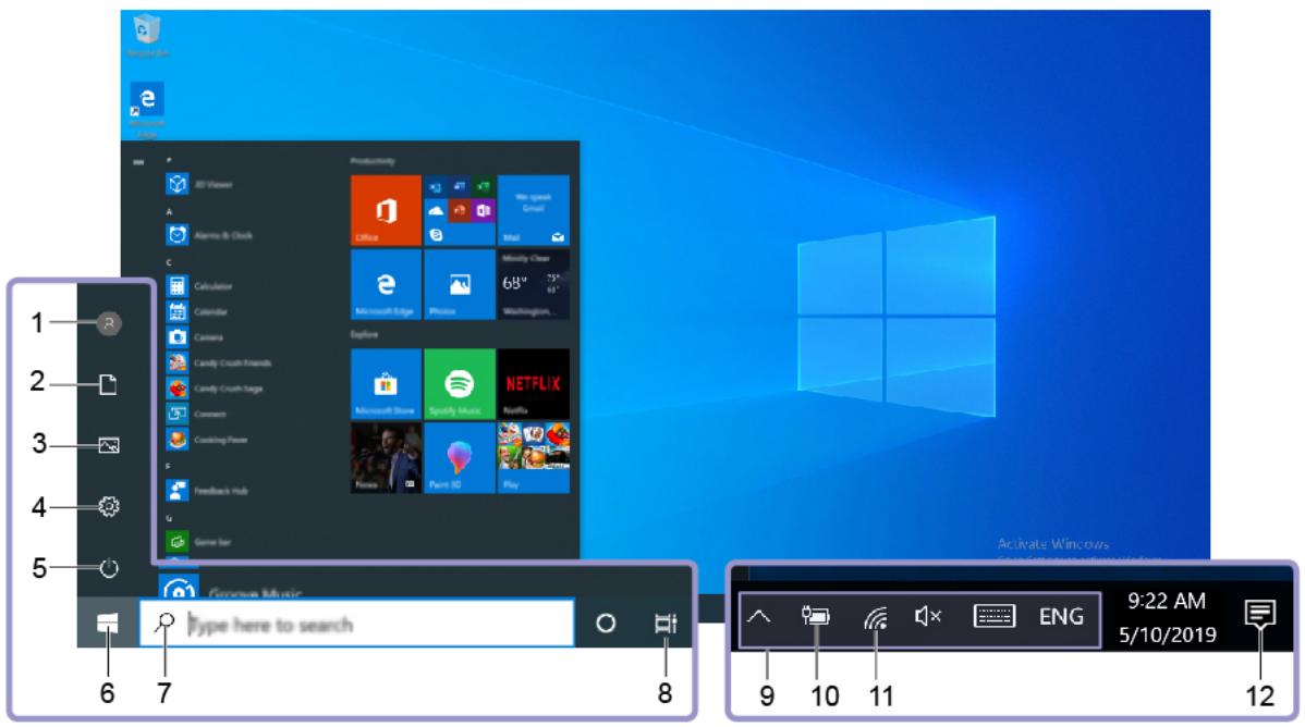 LENOVO ThinkCentre M630e - Interface utilisateur windows - 1