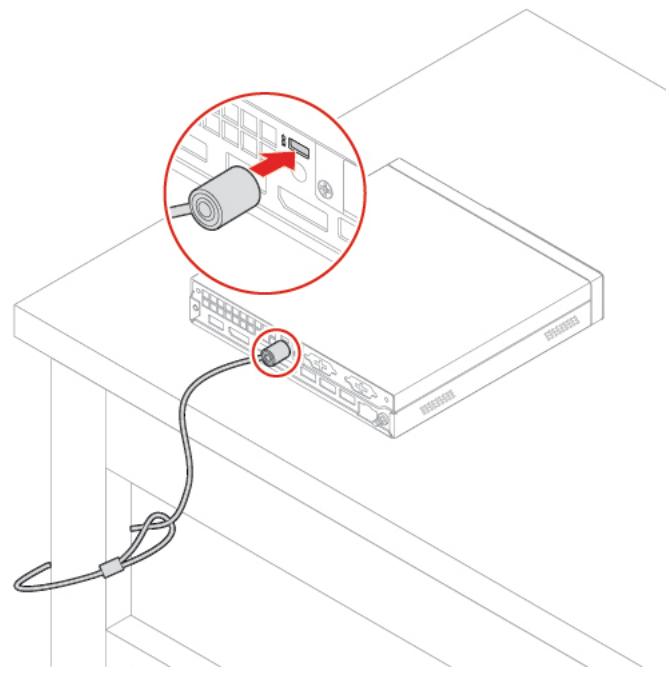 LENOVO ThinkCentre M630e - Verrou de câble kensington - 1