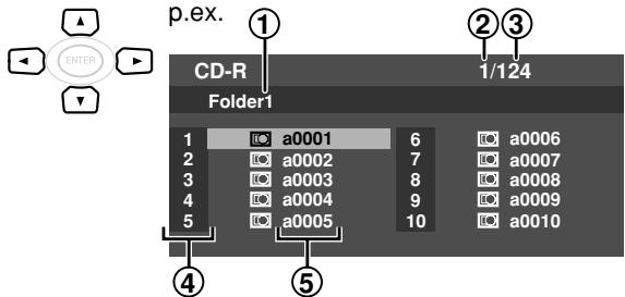 TOSHIBA SD-P1880 - Appuyez sur / / / pour déplacer la barre de mise en évidence pour sélectionner un fichier. - 1