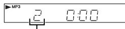 SHARP XL MP100 H ARGENT - ■ Recherche directe du morceau - 1