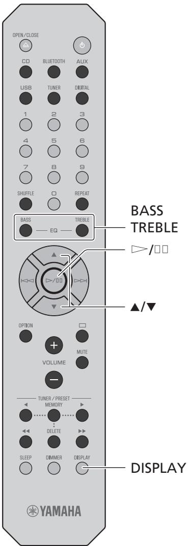 YAMAHA MCR-B270 - Appuyez sur REPEAT pendant la lecture. - 1