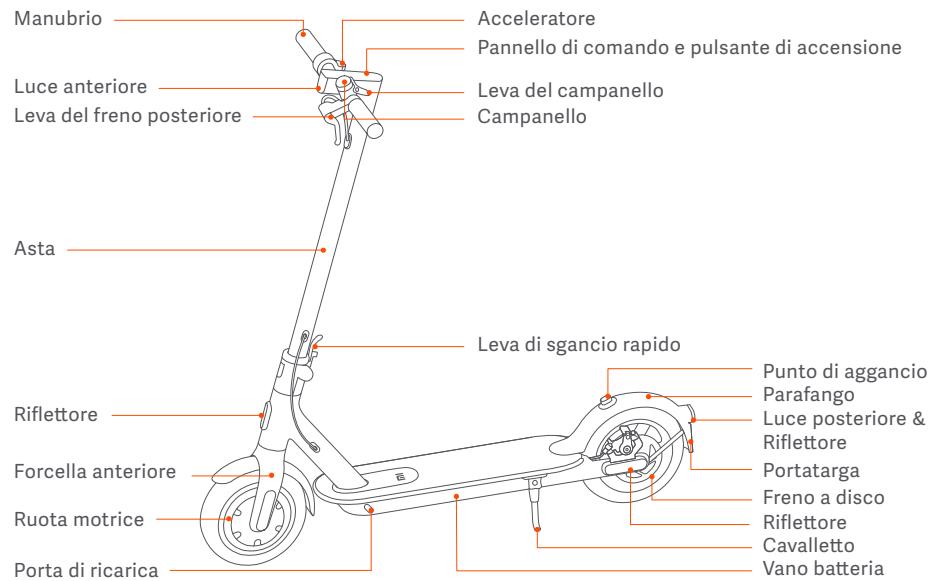 Xiaomi DaRryXIAOMITROTTINETTEMISCOOTS - Panorama del prodotto - 1