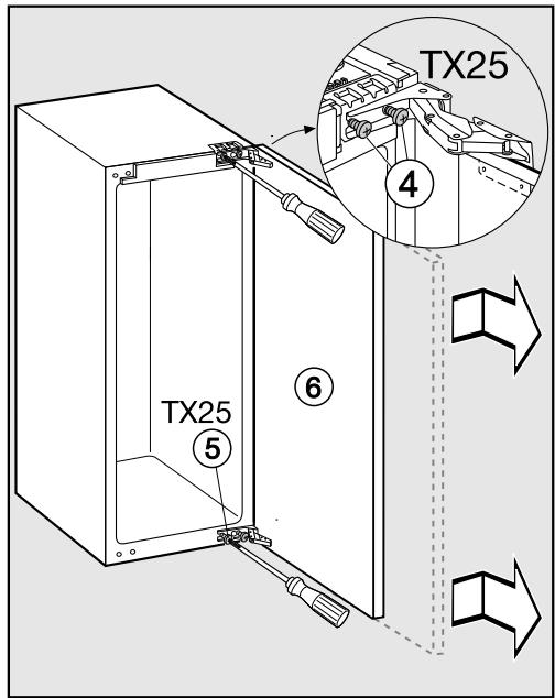 MIELE FN35402 - Inversion du sens d'ouverture de porte - 3