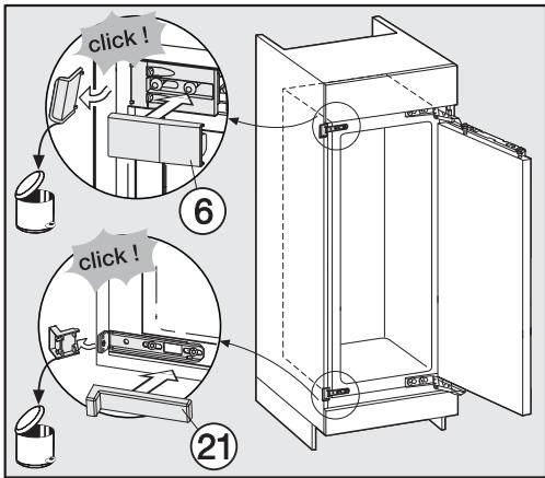 MIELE FN35402 - Fixer l'appareil dans la niche - 3