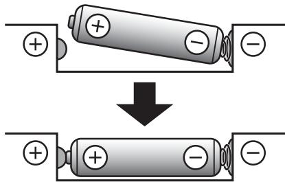 PIONEER BDP-LX58K - Insérez les 2 piles AAA 700 fournies. - 2