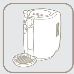 SEB VB310E10 - Installer le fût "compatible beertender" à l'intérieur du système - 9