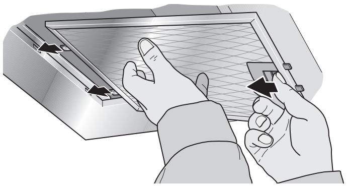 GAGGENAU AI 400-150 - Dépose et incorporation des filtres métalliques à graisse - 1