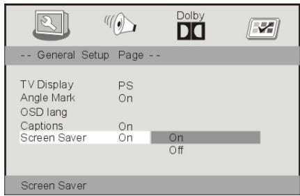PROLINE DVDP761W - Page de configuration générale (general) - 1