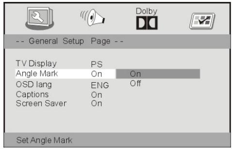 PROLINE DVDP761W - - Angle mark (indication d'angle) - 1