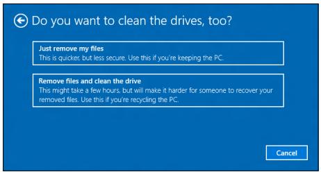 TCL NC - Réinitialiser ce PC et tout supprimer - 3