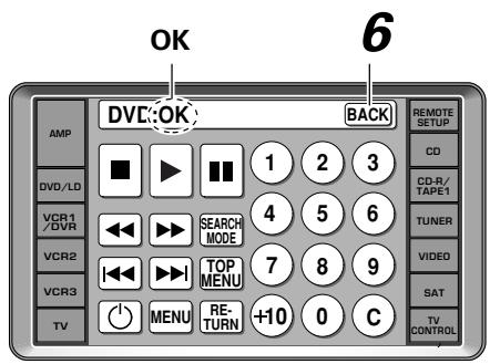 PIONEER VSA-AX10AI - Choisissez la commande que vous pouvez que la télécommande apprenne et appuyez sur la touche correspondante sur l'écran LCD. - 2