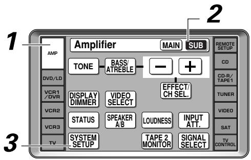 PIONEER VSA-AX10AI - Affectation des entrées vidéo d'un composant - 1