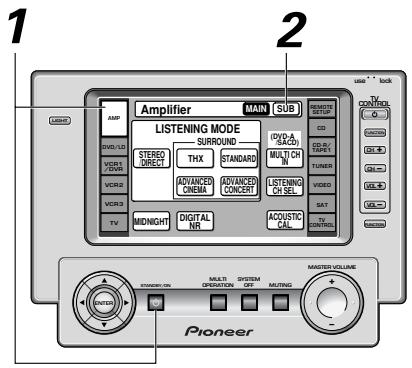 PIONEER VSA-AX10AI - Configuration du son surround - 1